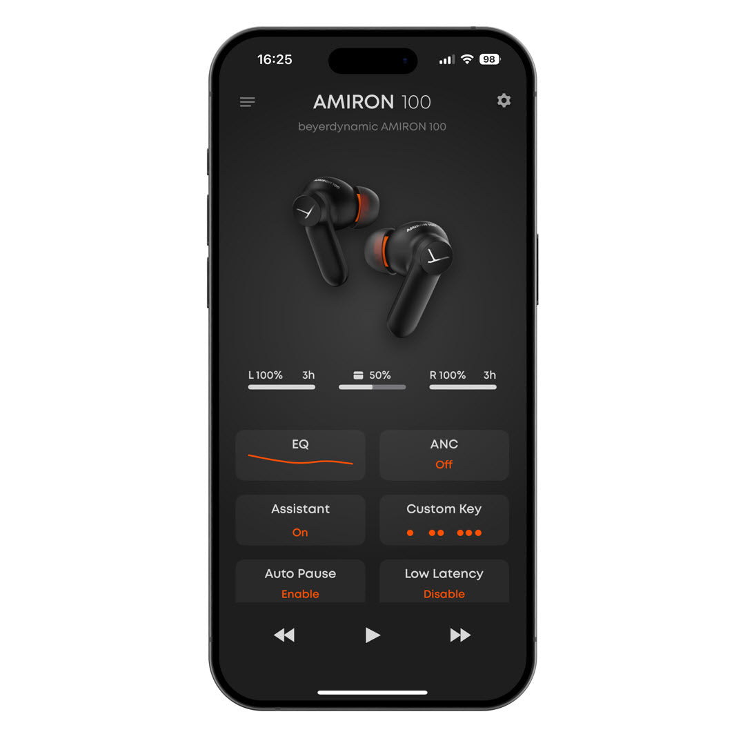 beyerdynamic App for smartphone use