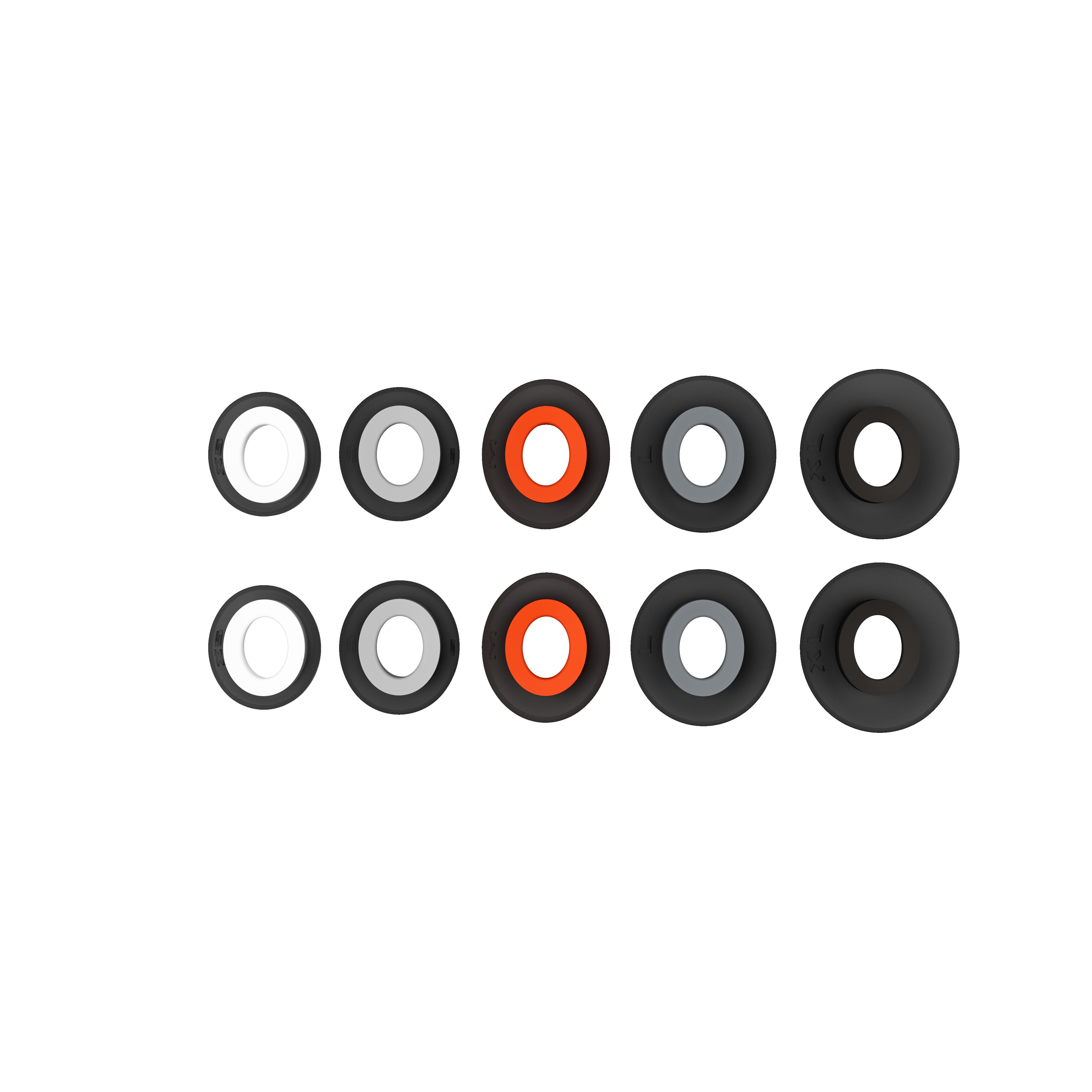 A wide selection of eartips are provided with the AMIRON 100