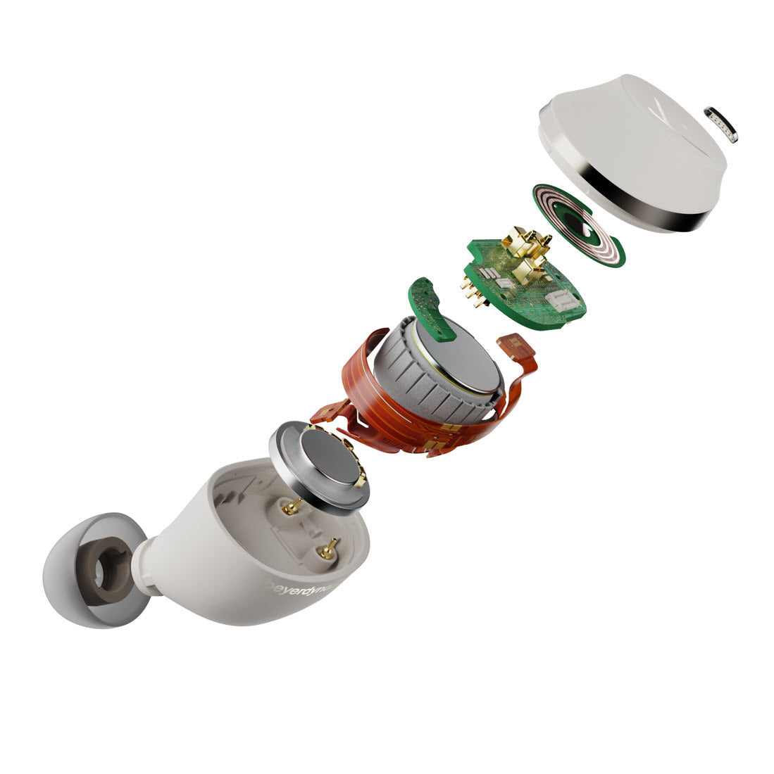 The AMIRON 300 Hi-Res Audio - Active Noise Cancellation earphones use premimum components