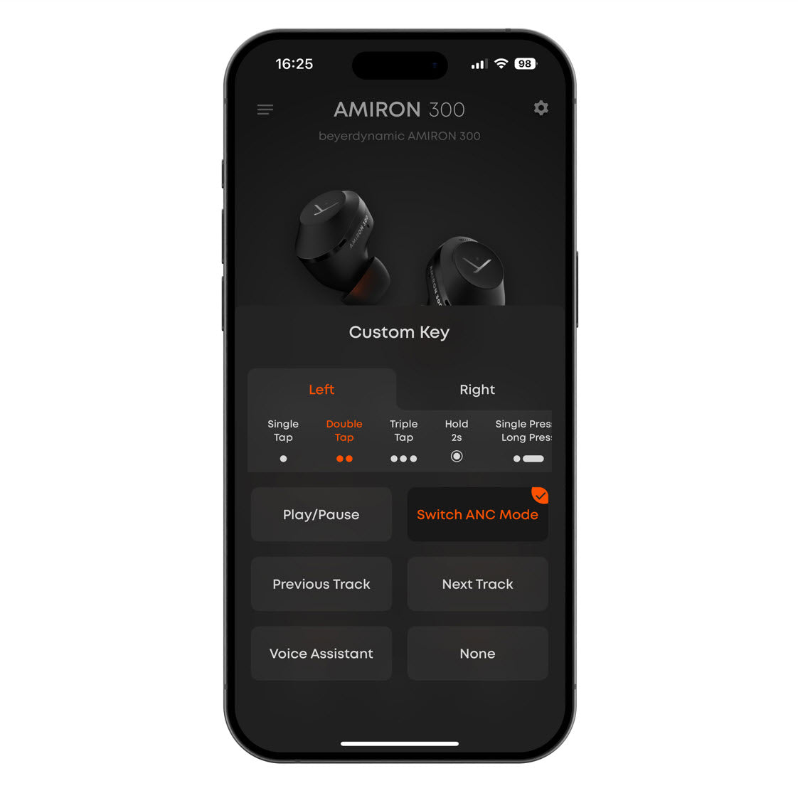 beyerdynamic App with custom key use