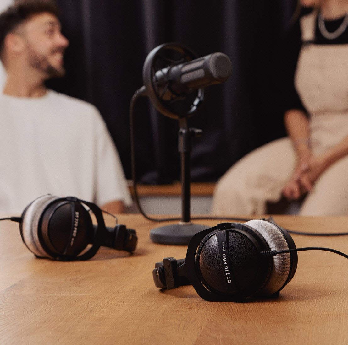 DT 770 PRO 80 Ohm Professional Monitoring Headphone for podcasts