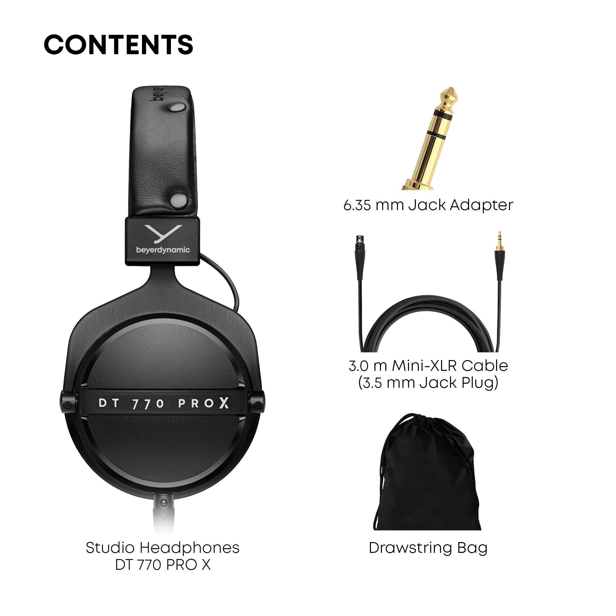 DT 770 PRO X scope of delivery