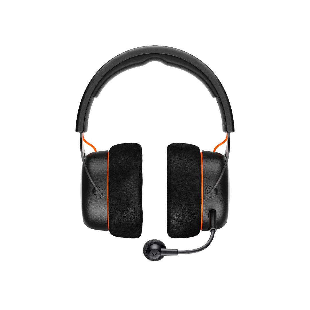 The detachable META VOICE microphone with sidetone ensures clear communication while gaming.