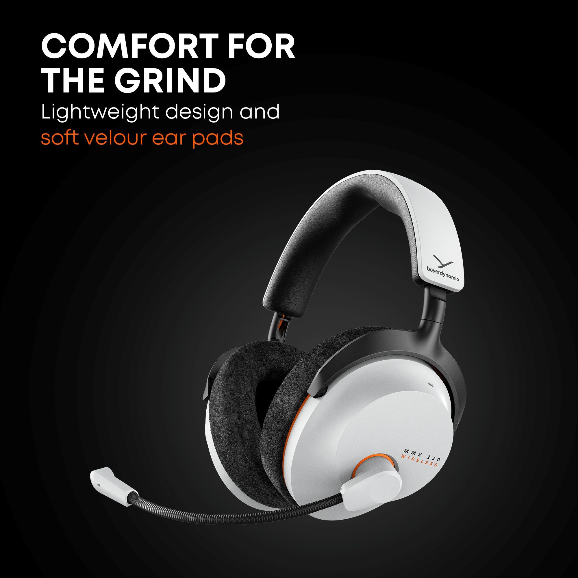 A gaming headset that delivers maximum comfort for hours of use.