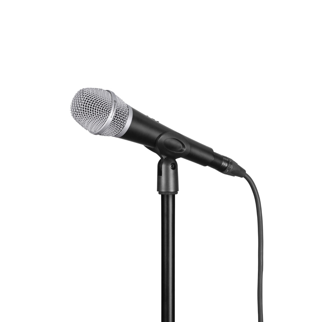 TG V35d s Dynamic Vocal Microphone On/Off Switch, Supercardioid on a stand