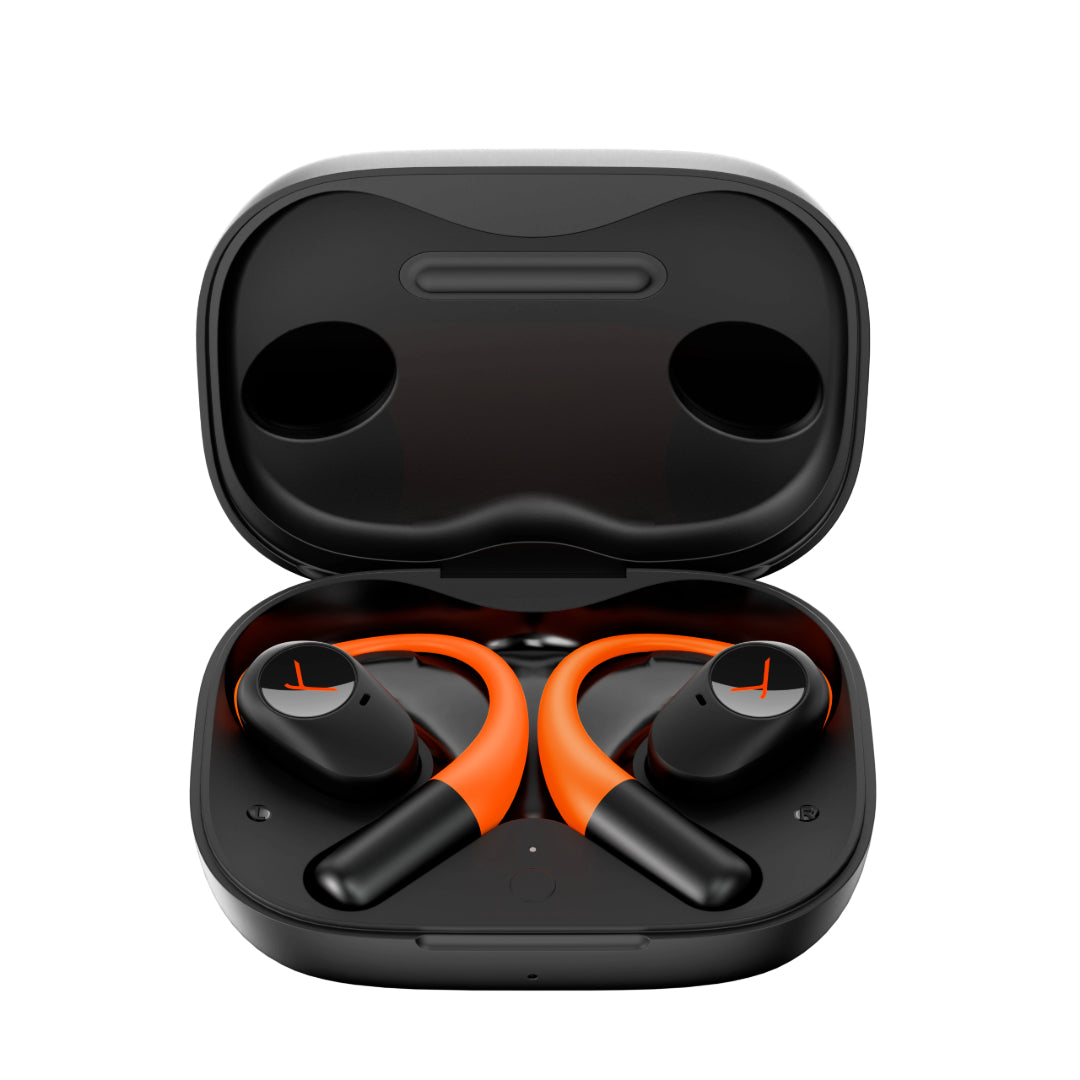 The open true wireless earphone AMIRON 200 delivers powerful beats while keeping you connected to your surroundings.
