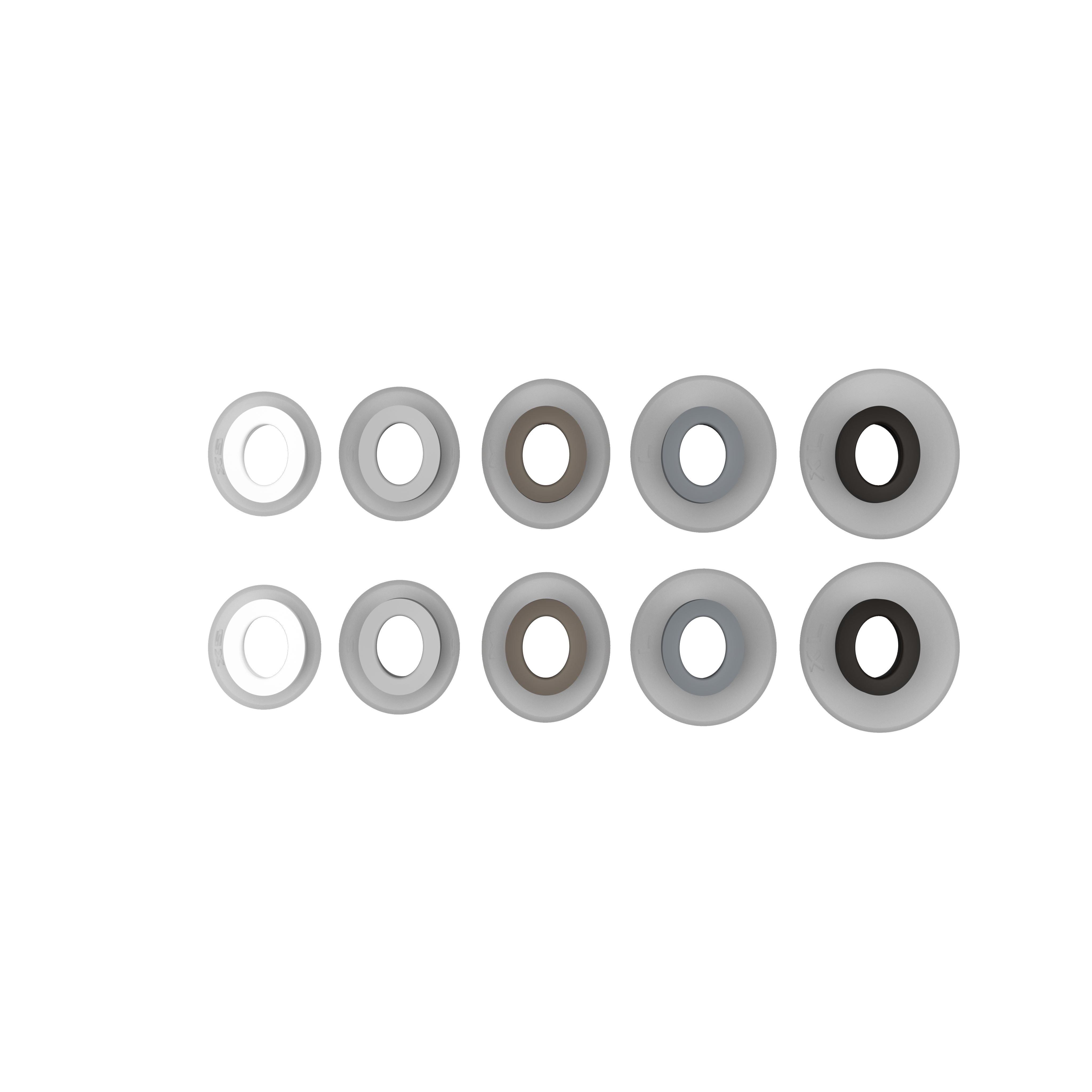 A wide selection of eartips are included with the AMIRON 100
