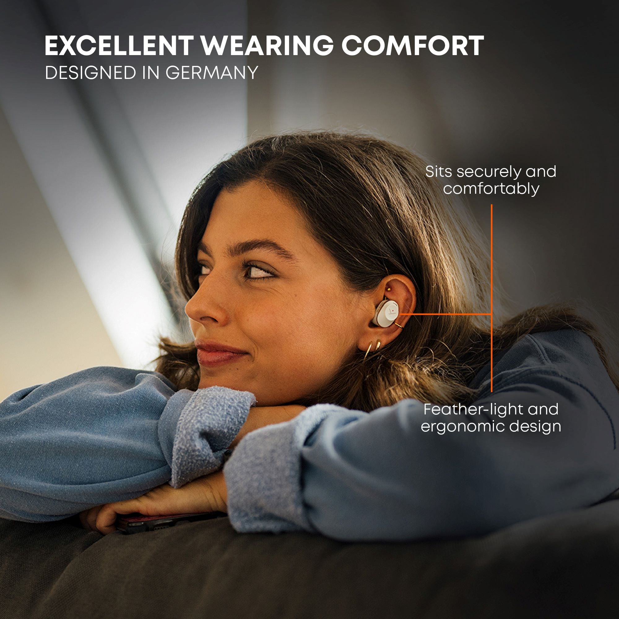 The AMIRON 300 delivers excellent wearing comfort, a secured fit and a feather-light ergonomic design
