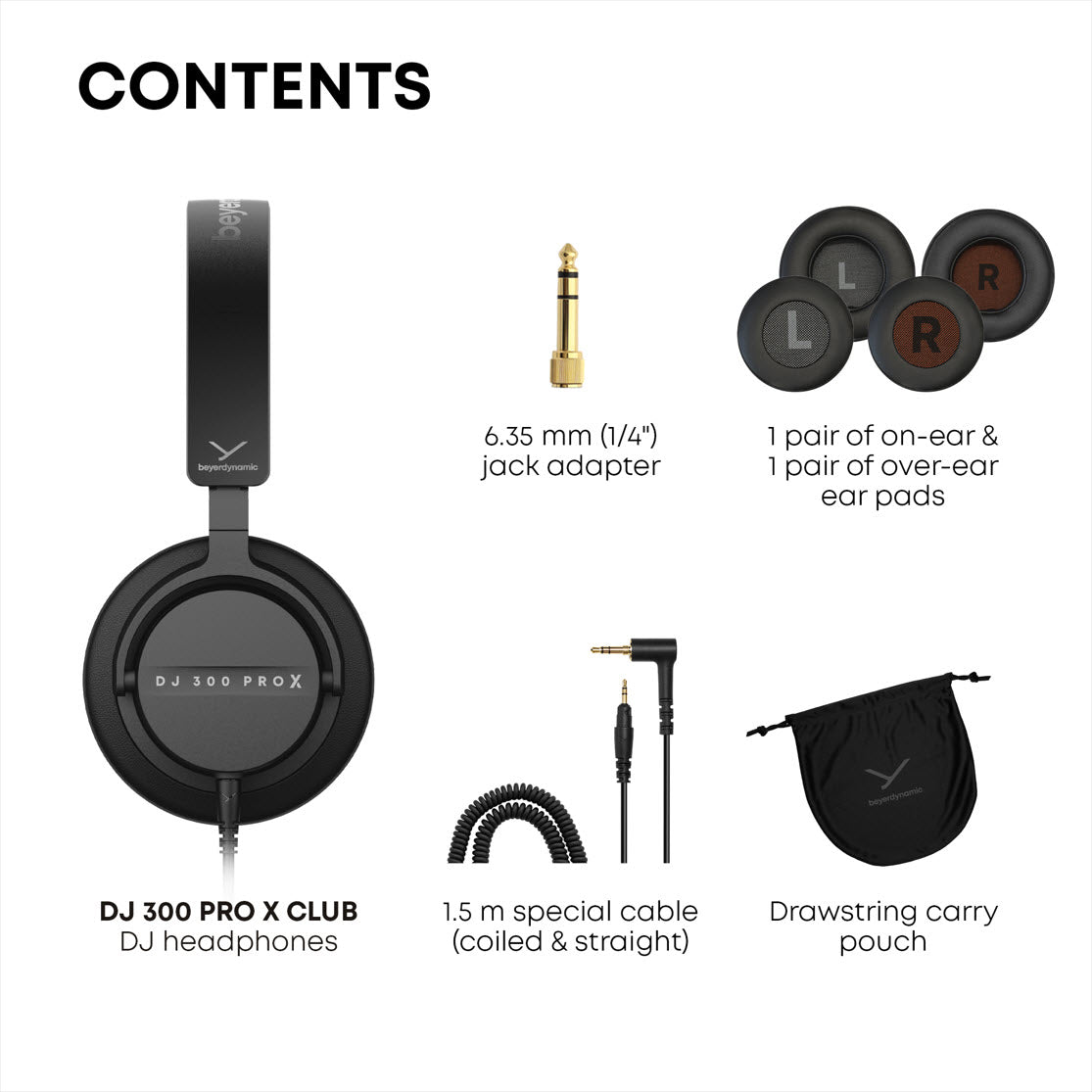 Contents for the DJ 300 PRO X