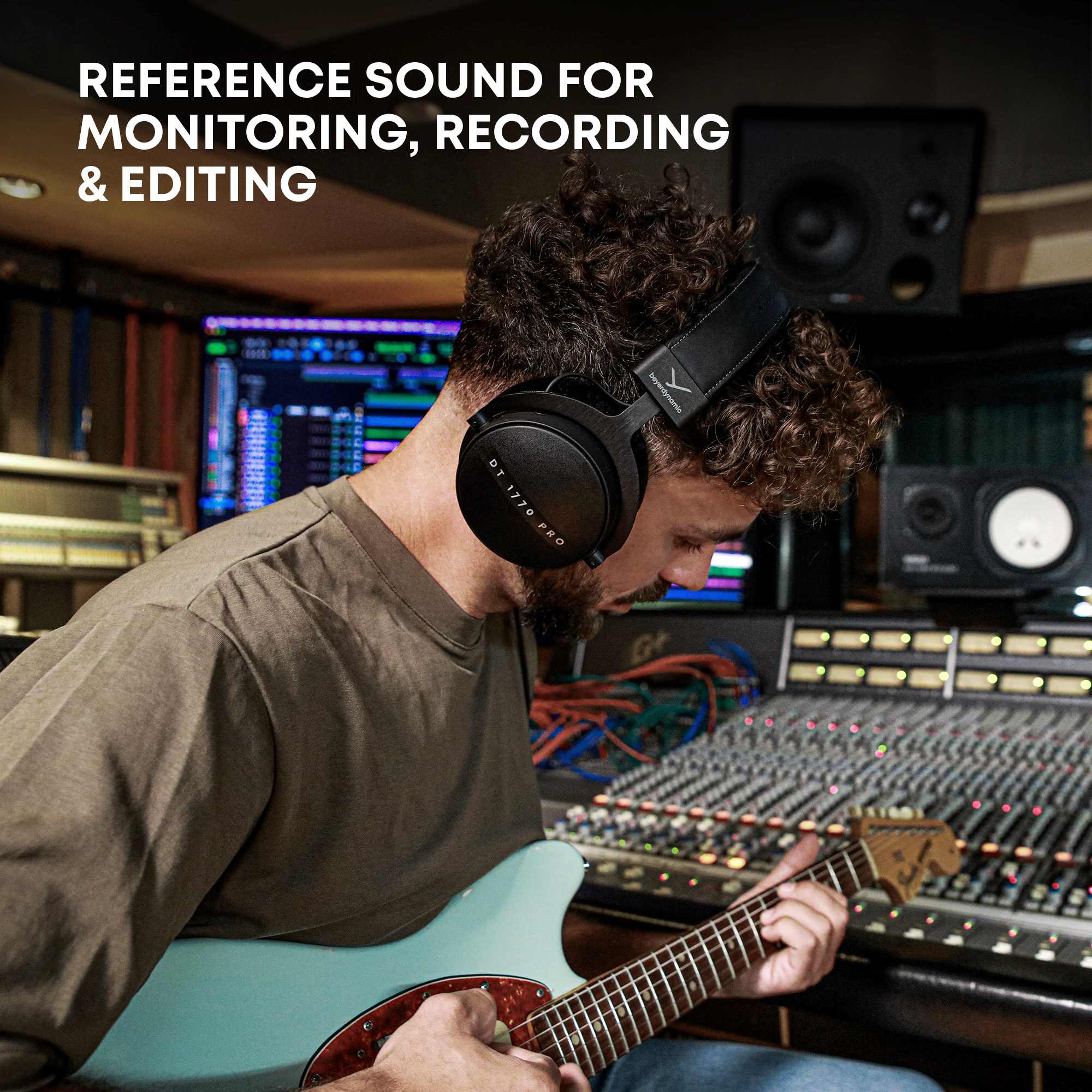 Reference sound for recording, monitoring and editing