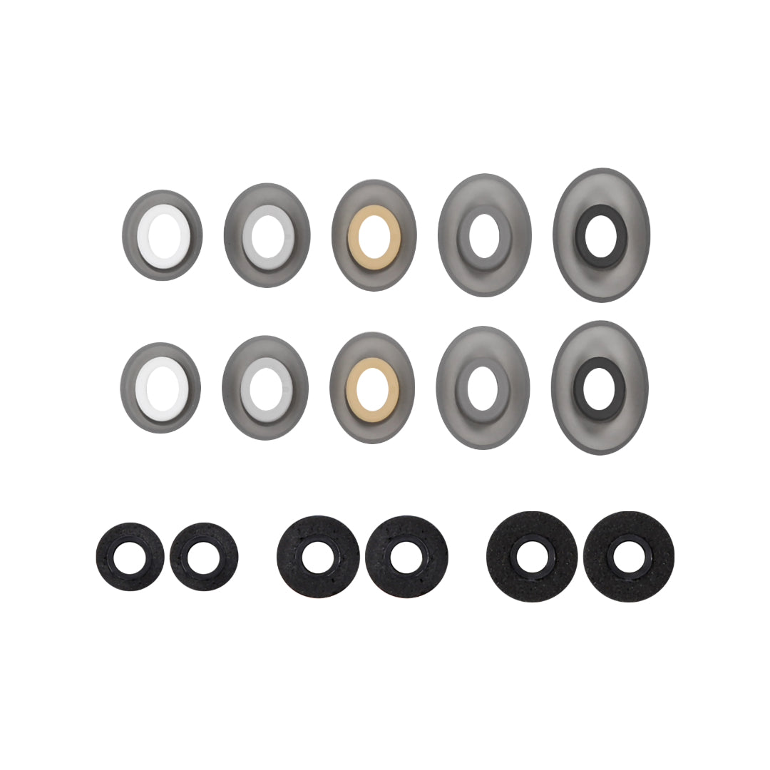DT 71 IEM ear moulds in different sizes