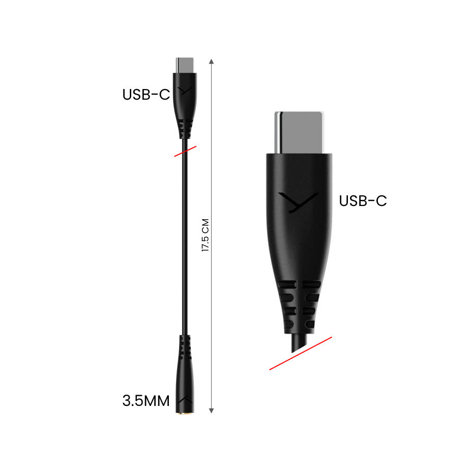 USB-C adaptor for headphone use