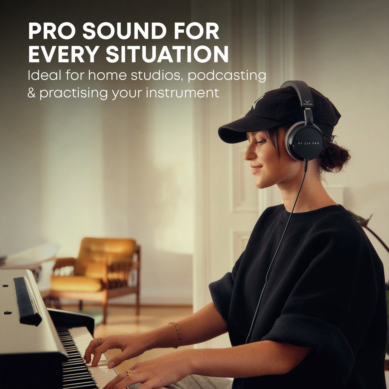 A closed capsule headphone for every situation