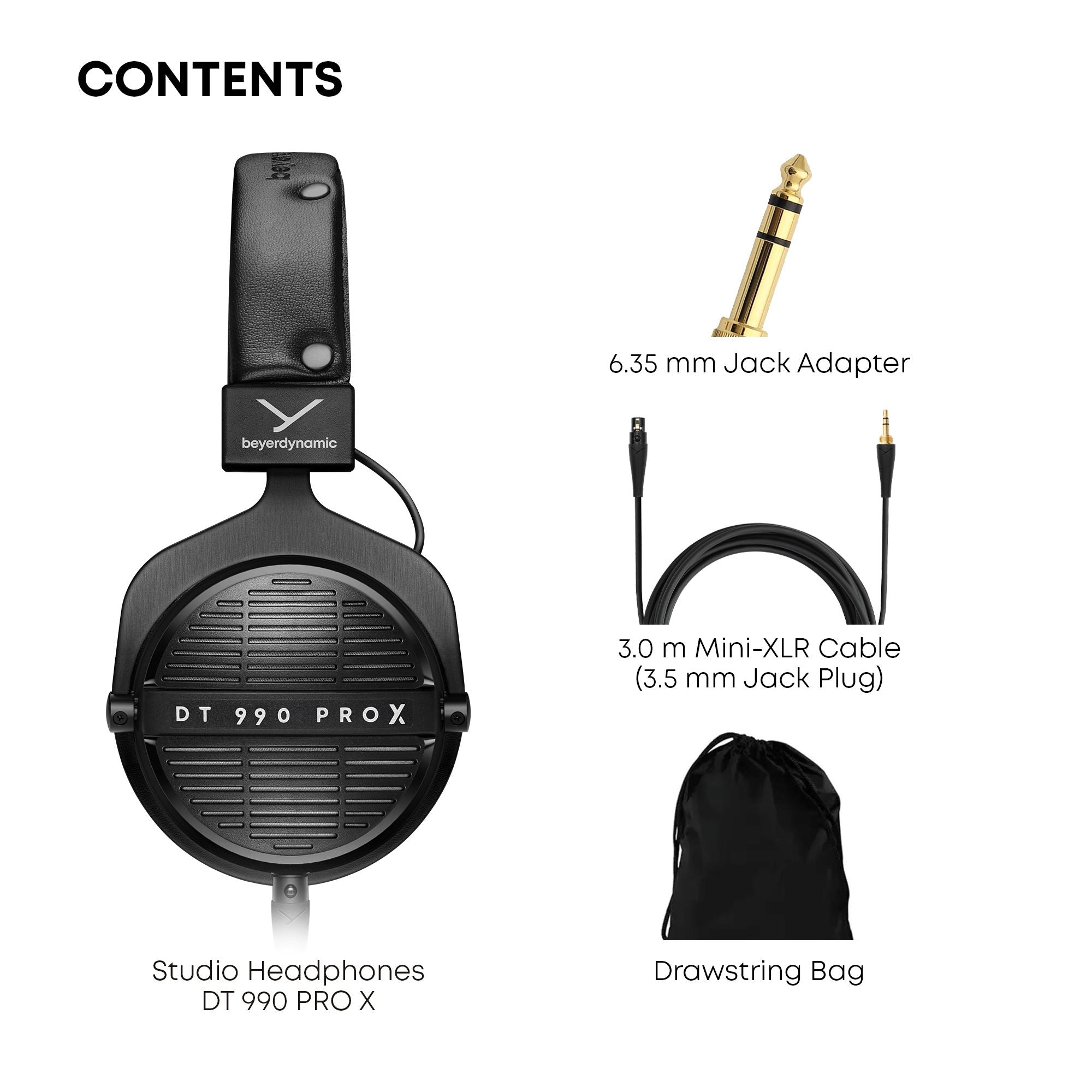 DT 990 PRO X scope of delivery