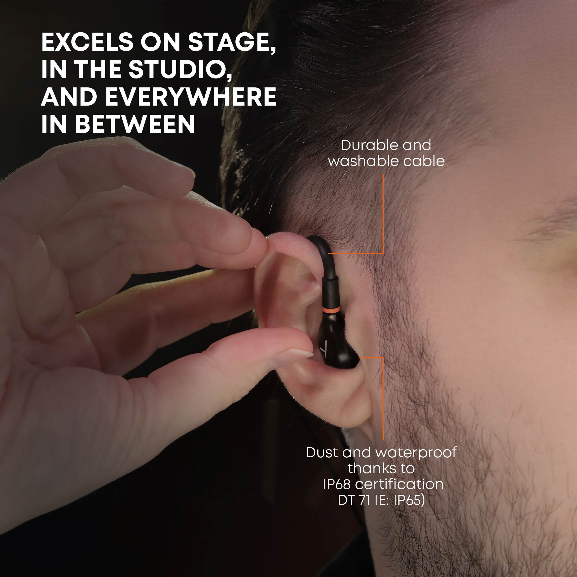 IEMs that are dust and water proof