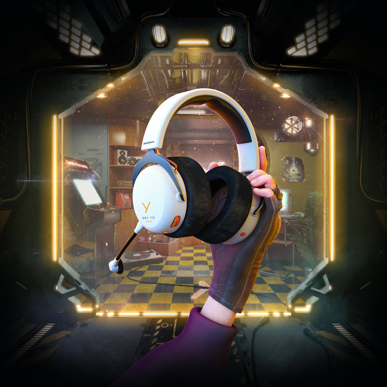 MMX 150 Wireless Multi Platform Low Latency Gaming Headset with App control and sound personalisation