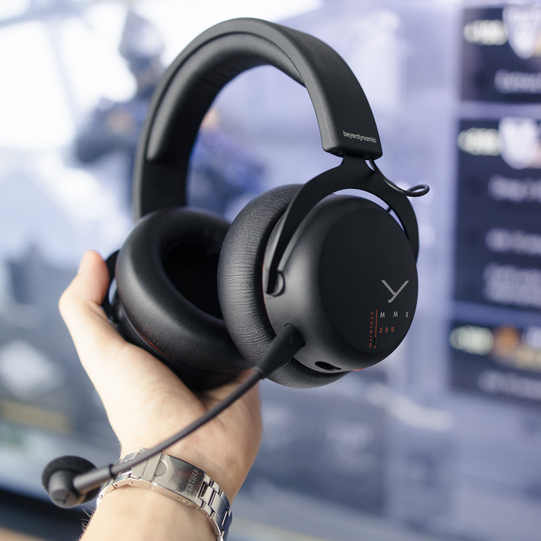 MMX 200 Wireless Multi Platform Low Latency Gaming Headset features a plug-n-play microphone