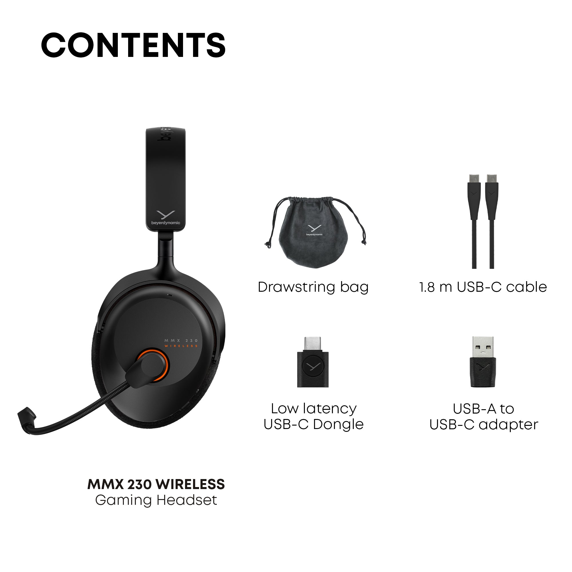 A range of accessories that complete your gaming headset.