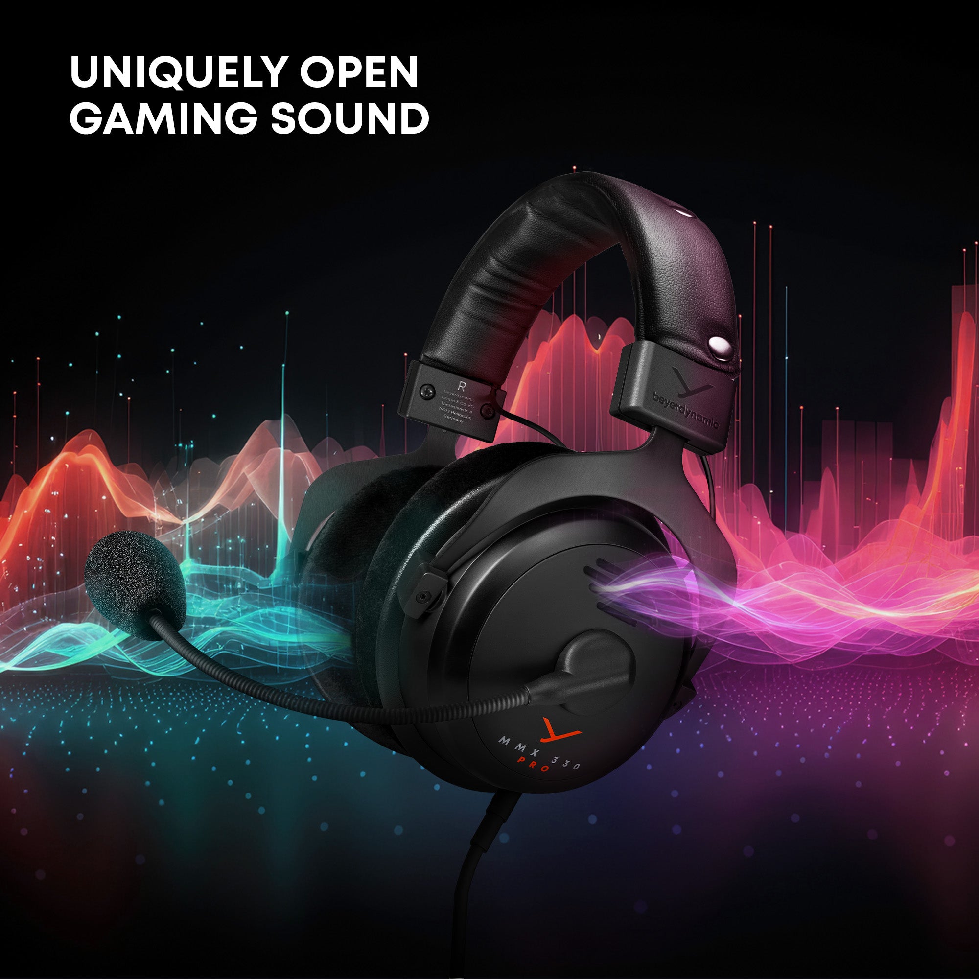 MMX 330 PRO - Professional Gaming Headset delivers open gaming sound