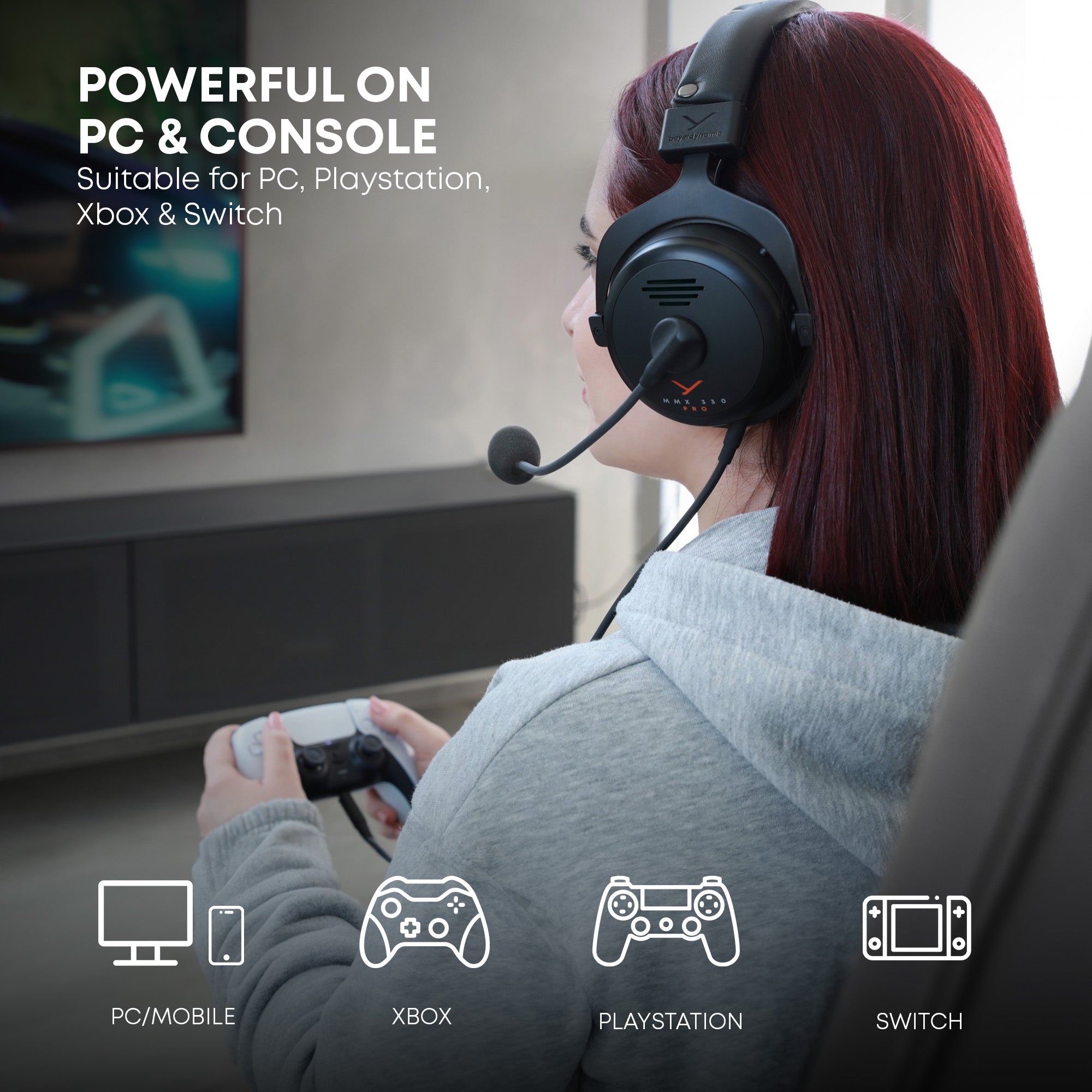 MMX 330 PRO - Professional Gaming Headset is a multi platform headset 