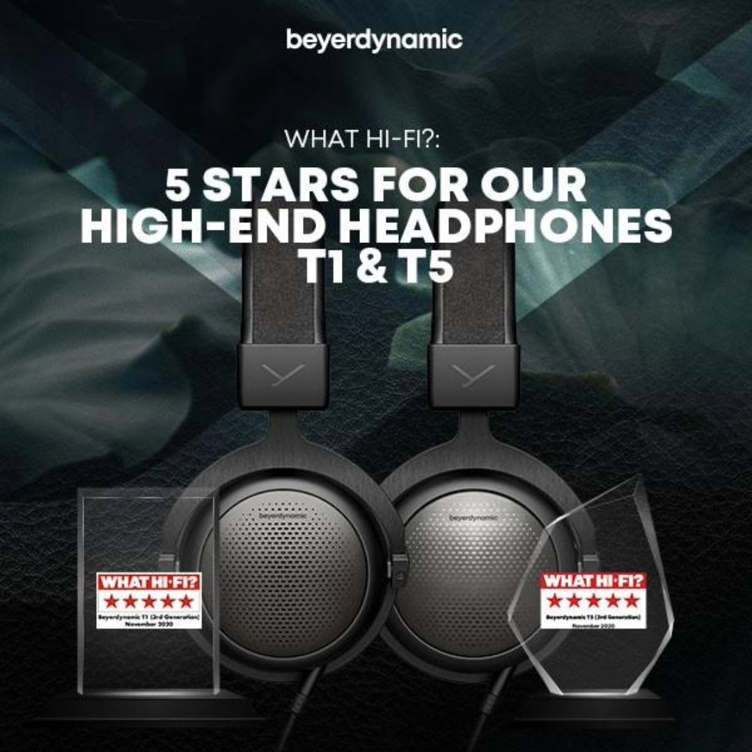 T1 (3rd Gen) Hi-Res Audio Headphone award winning headphone