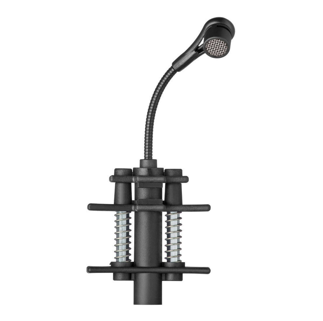 A TG D57c condenser microphone designed for drum and percussion miking with a flexible gooseneck and integrated preamp.